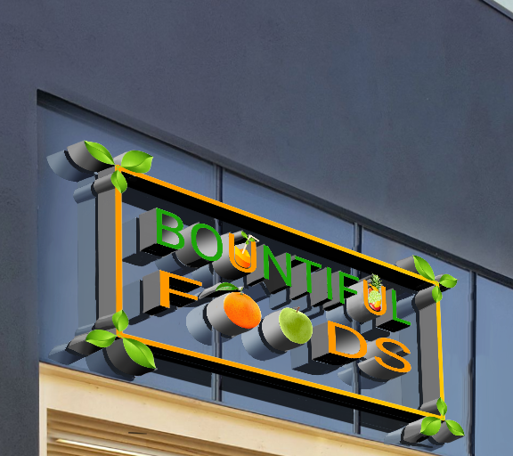 Bountiful Foods building sign
